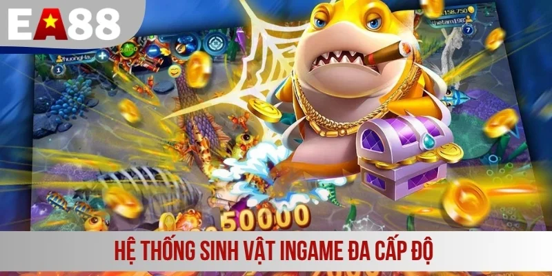 Hệ thống sinh vật ingame đa cấp độ