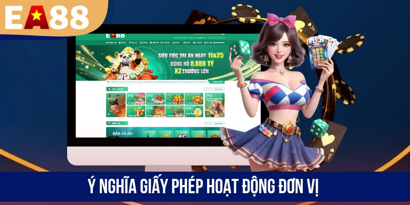 Ý nghĩ giấy phép hoạt động đơn vị